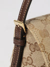 madison gg monogram jacquard shoulder bag with leather handle