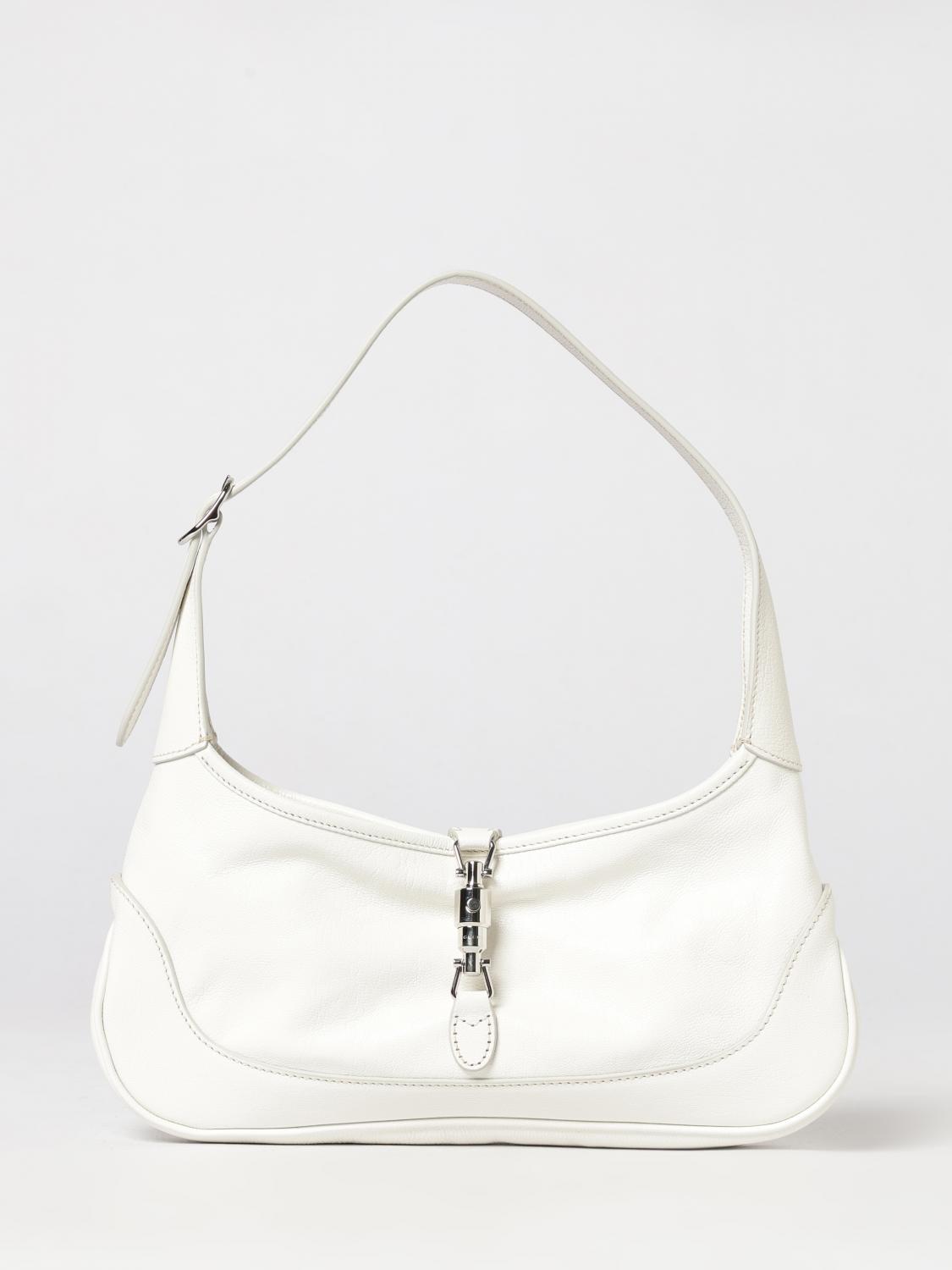 medium jackie slim shoulder bag in natural grain leather