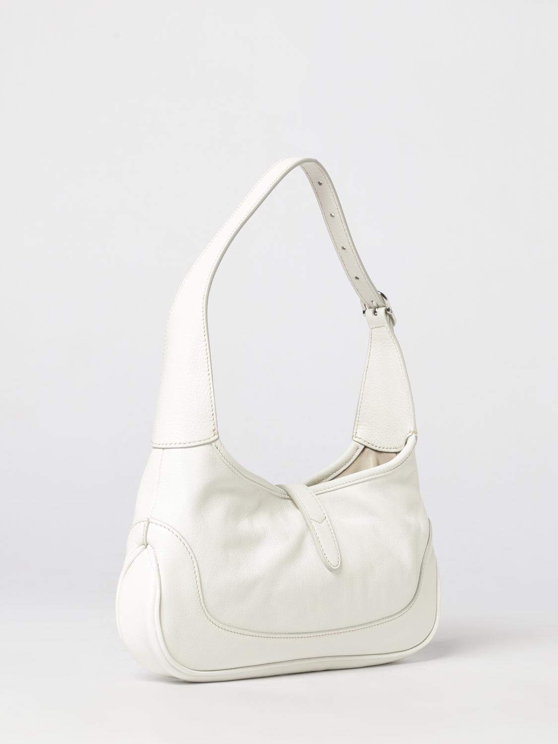 medium jackie slim shoulder bag in natural grain leather