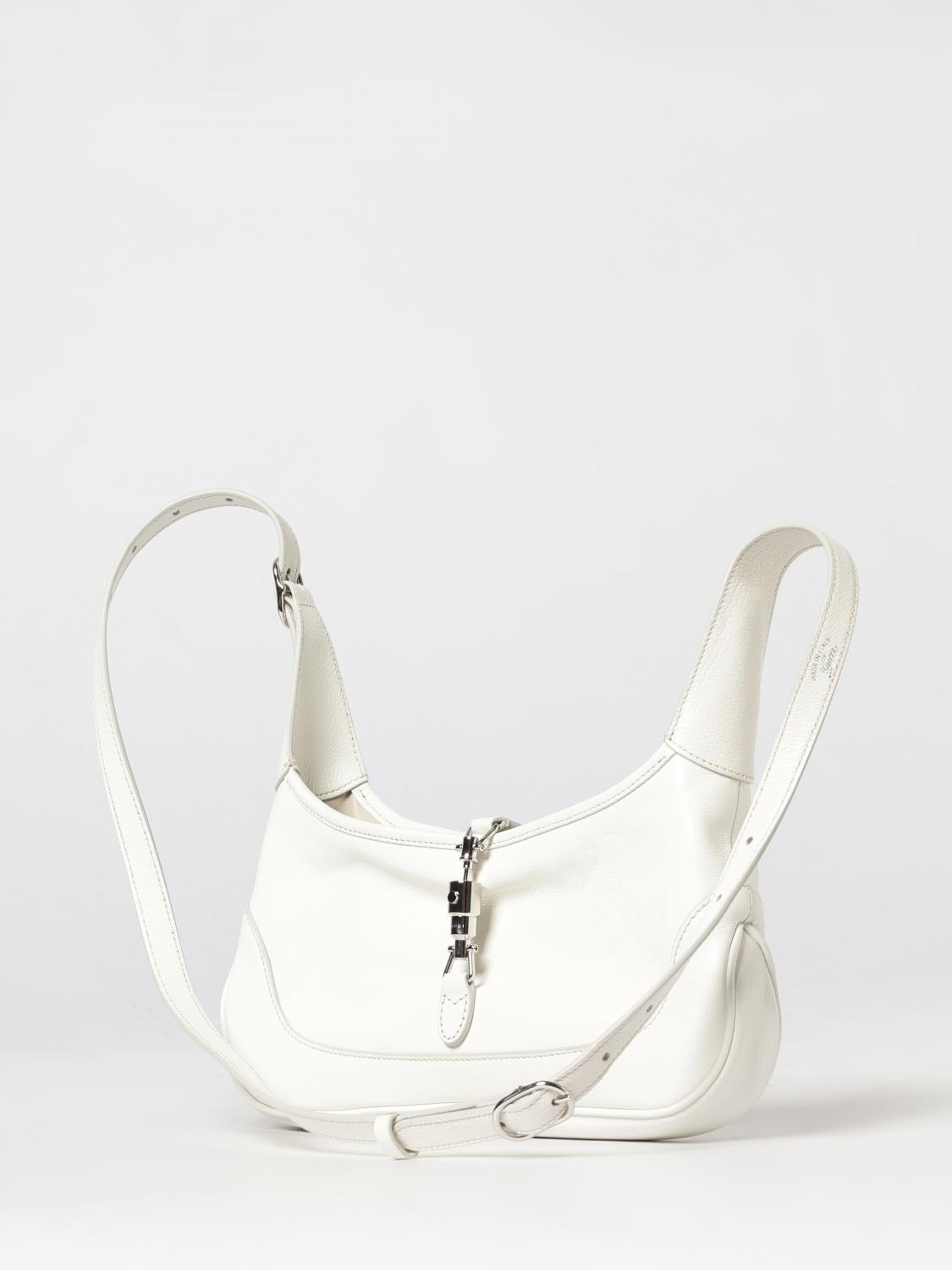 medium jackie slim shoulder bag in natural grain leather