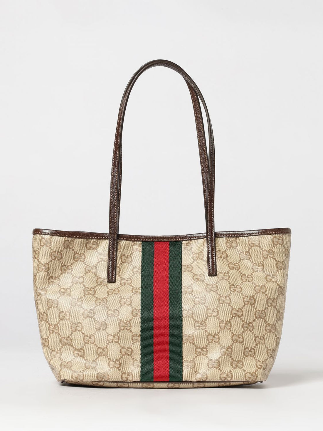 GUCCI OS small tribeca striped monogram jacquard shoulder bag