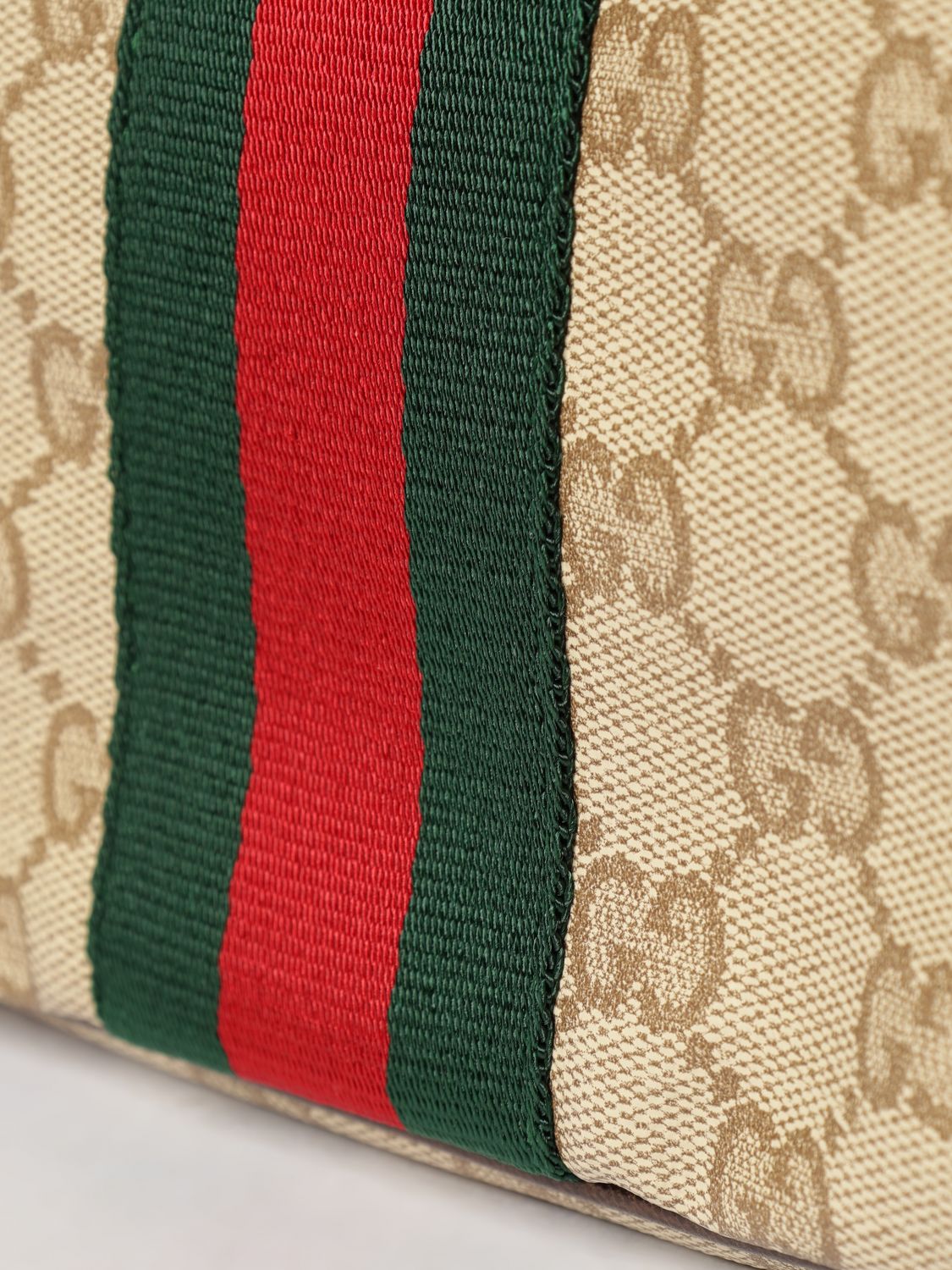 small tribeca striped monogram jacquard shoulder bag