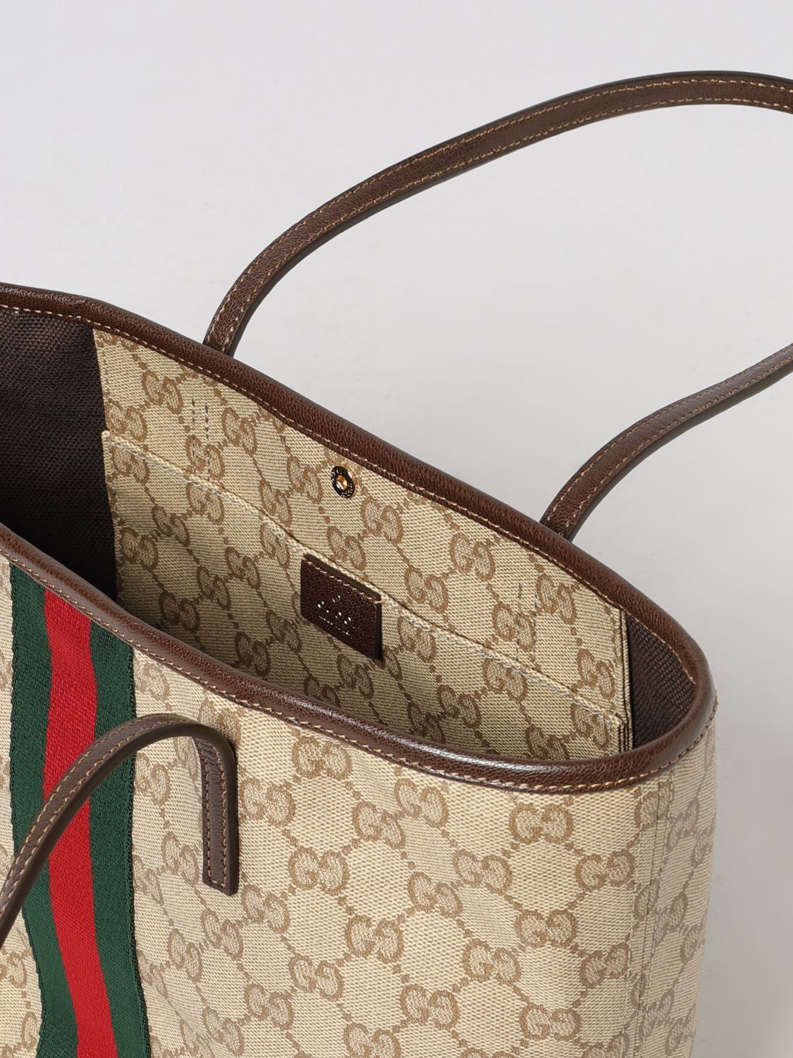 small tribeca striped monogram jacquard shoulder bag