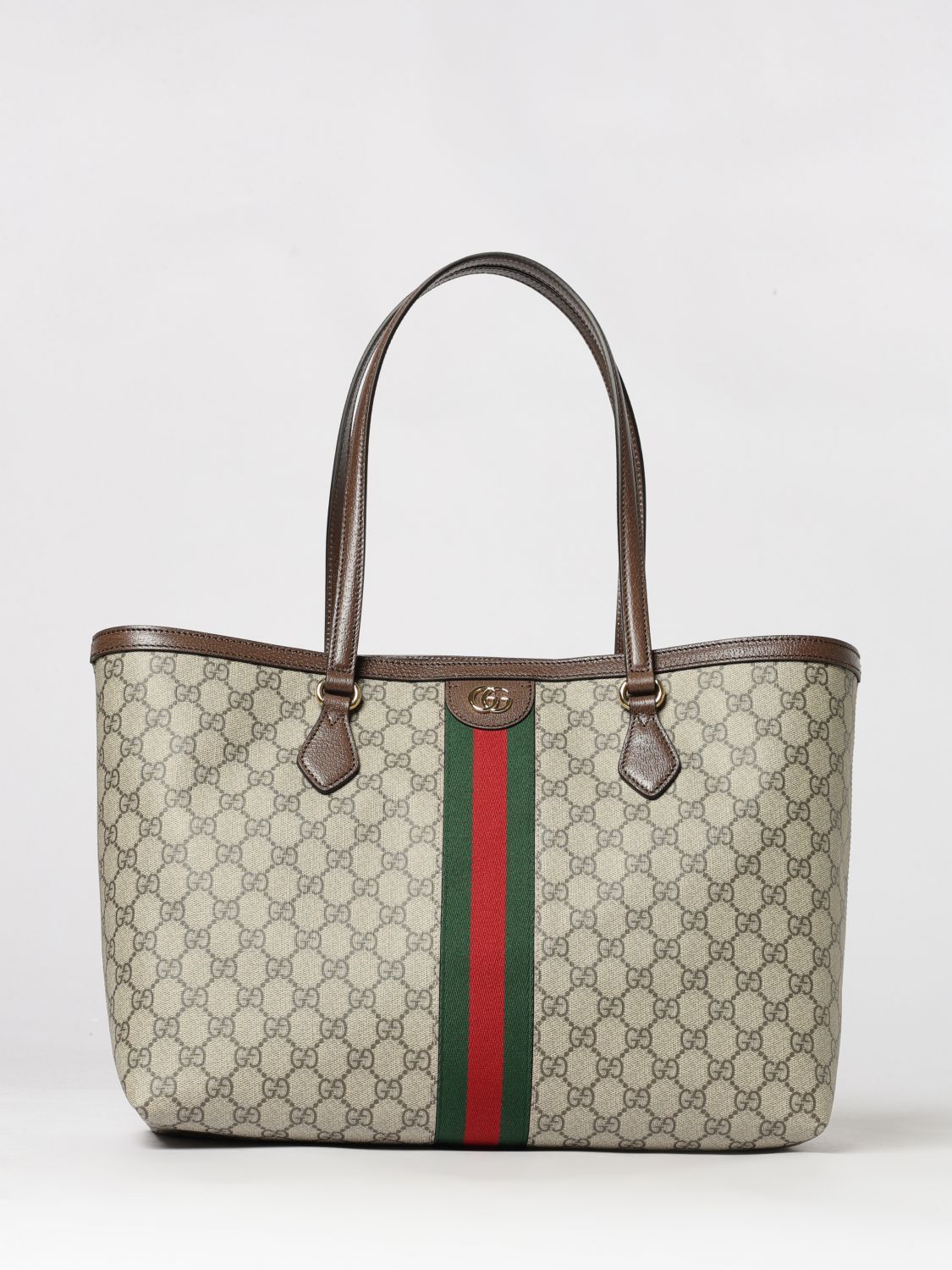 ophidia gg supreme shoulder bag with web stripe
