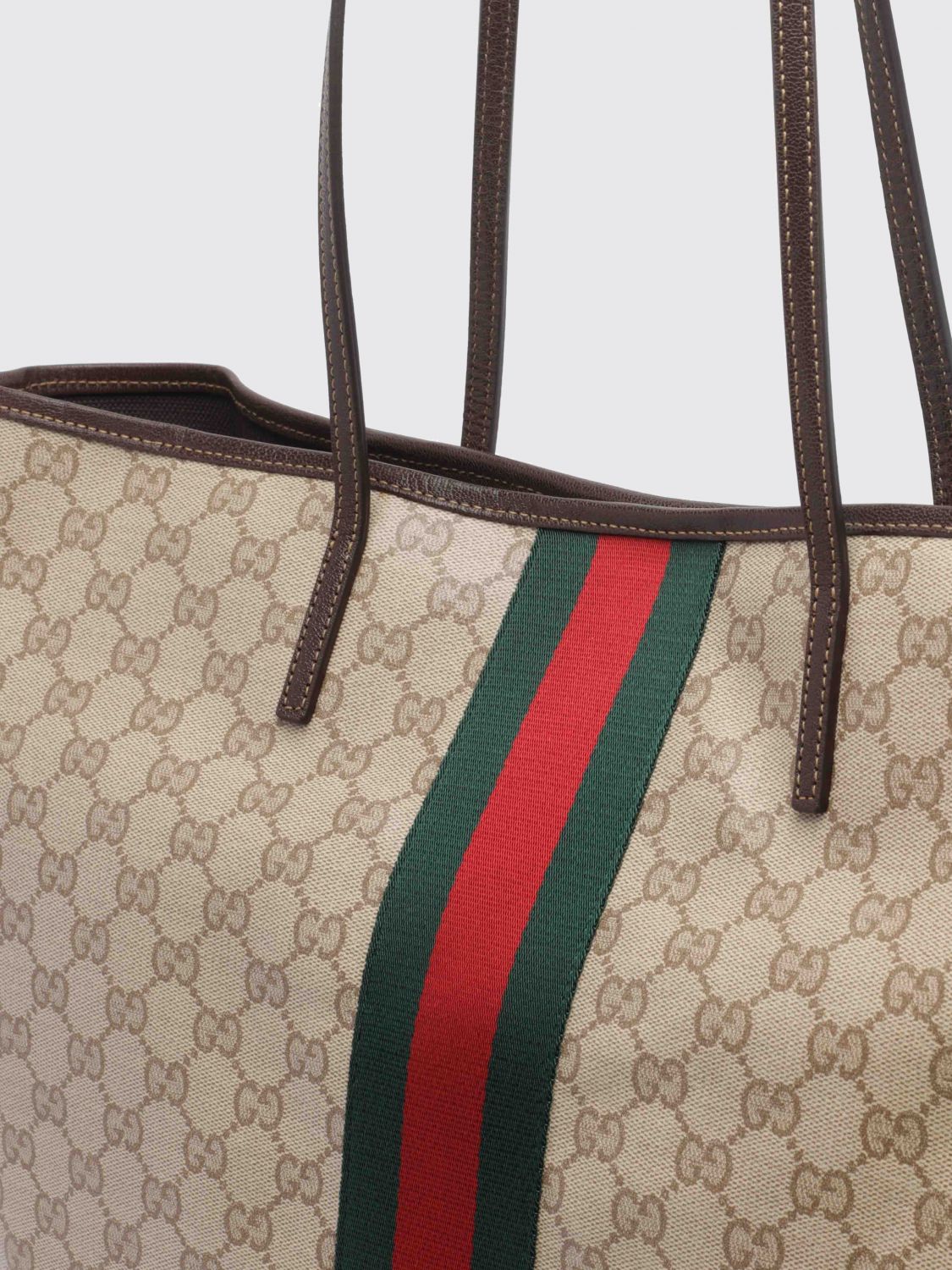 tribeca monogram jacquard shoulder bag with double handle