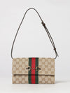 striped monogram jacquard mini bag with horsebit detail