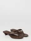 vittoria rubber thong sandals with low heel