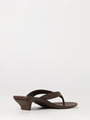 vittoria rubber thong sandals with low heel