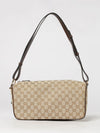 medium half horsebit gg monogram jacquard shoulder bag