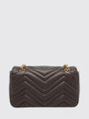gg marmont mini matelassé nappa leather chevron shoulder bag