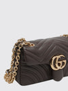gg marmont mini matelassé nappa leather chevron shoulder bag