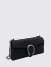 dionysus monogram fabric and leather shoulder bag with chain strap