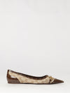 gg monogram canvas and leather ballet flats with horsebit