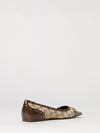 gg monogram canvas and leather ballet flats with horsebit