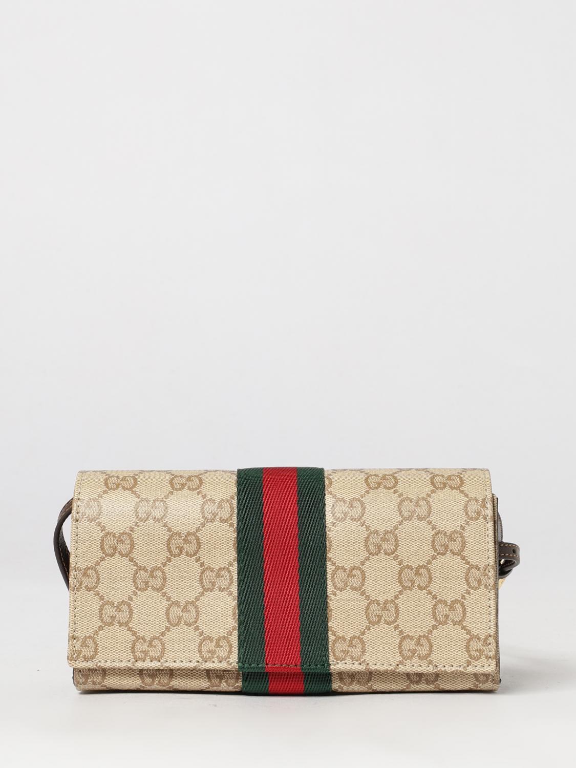 gg canvas mini top handle bag with web stripe