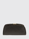 nodo intrecciato woven nappa leather clutch bag