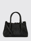 small pinacoteca handbag in intrecciato calfskin leather