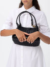 parachute intrecciato lambskin shoulder bag