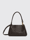 parachute intrecciato lambskin shoulder bag
