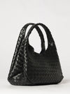 medium campana intrecciato leather shoulder bag