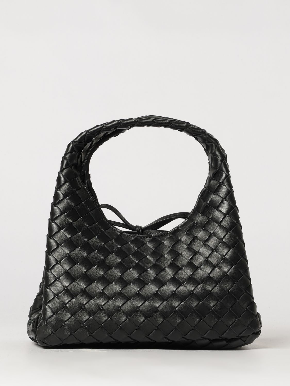 small campana intrecciato leather shoulder bag