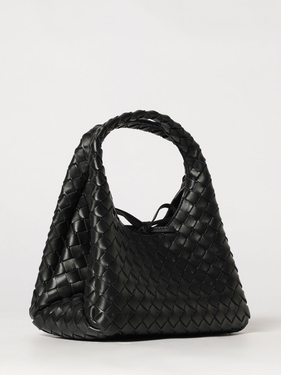 small campana intrecciato leather shoulder bag