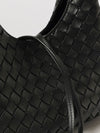 small campana intrecciato leather shoulder bag