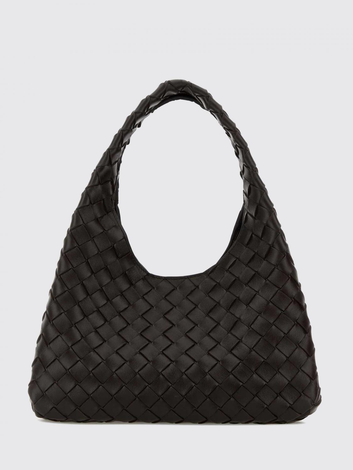 small campana intrecciato leather shoulder bag
