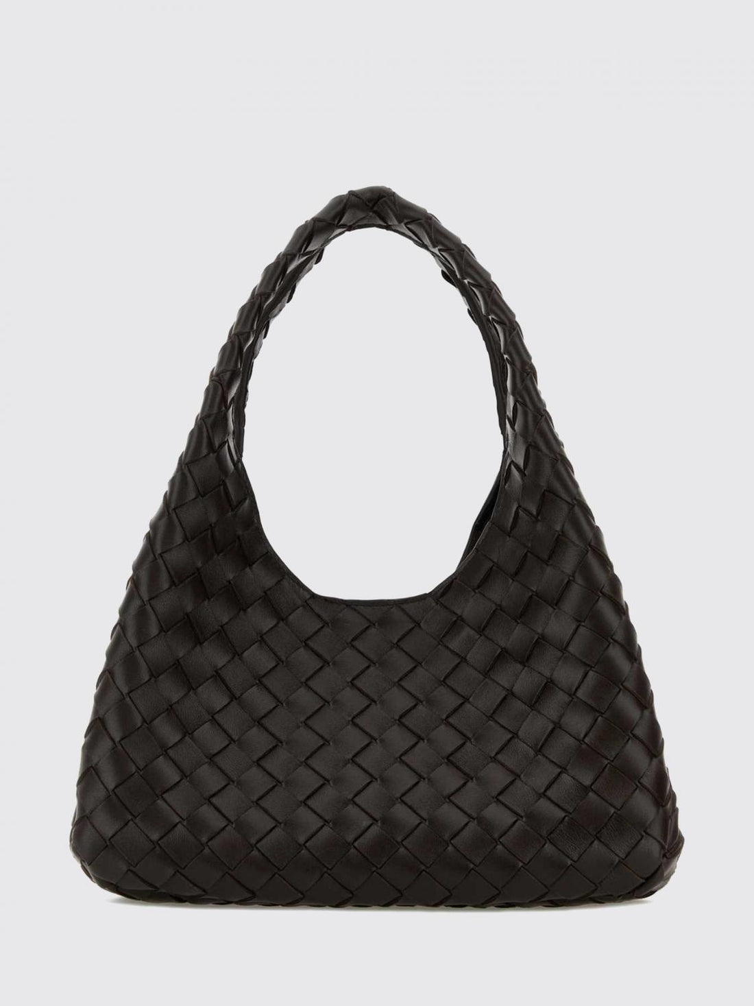 BOTTEGA VENETA OS small campana intrecciato leather shoulder bag
