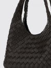 small campana intrecciato leather shoulder bag