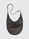 ovetto woven leather shoulder bag