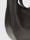 ovetto woven leather shoulder bag