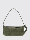 small nodo intrecciato suede shoulder bag