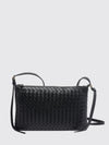 small woven nappa crossbody bag