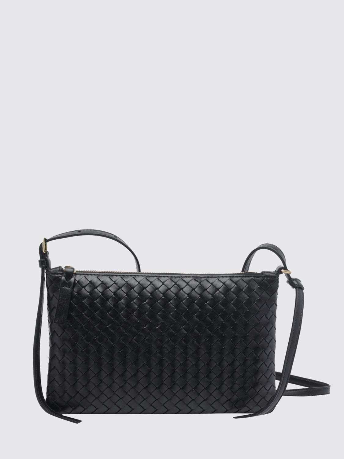 small woven nappa crossbody bag