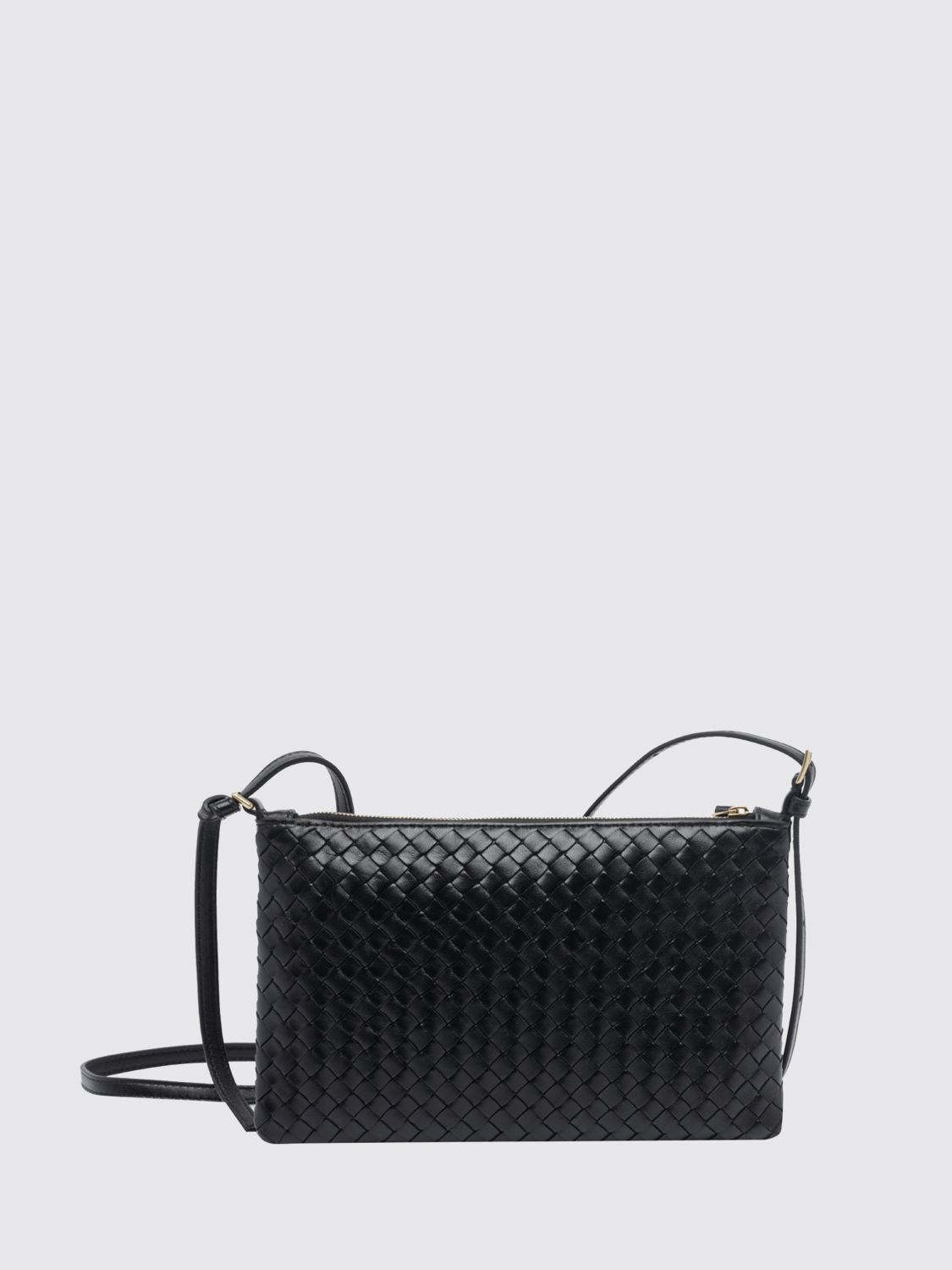 small woven nappa crossbody bag