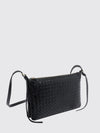 small woven nappa crossbody bag