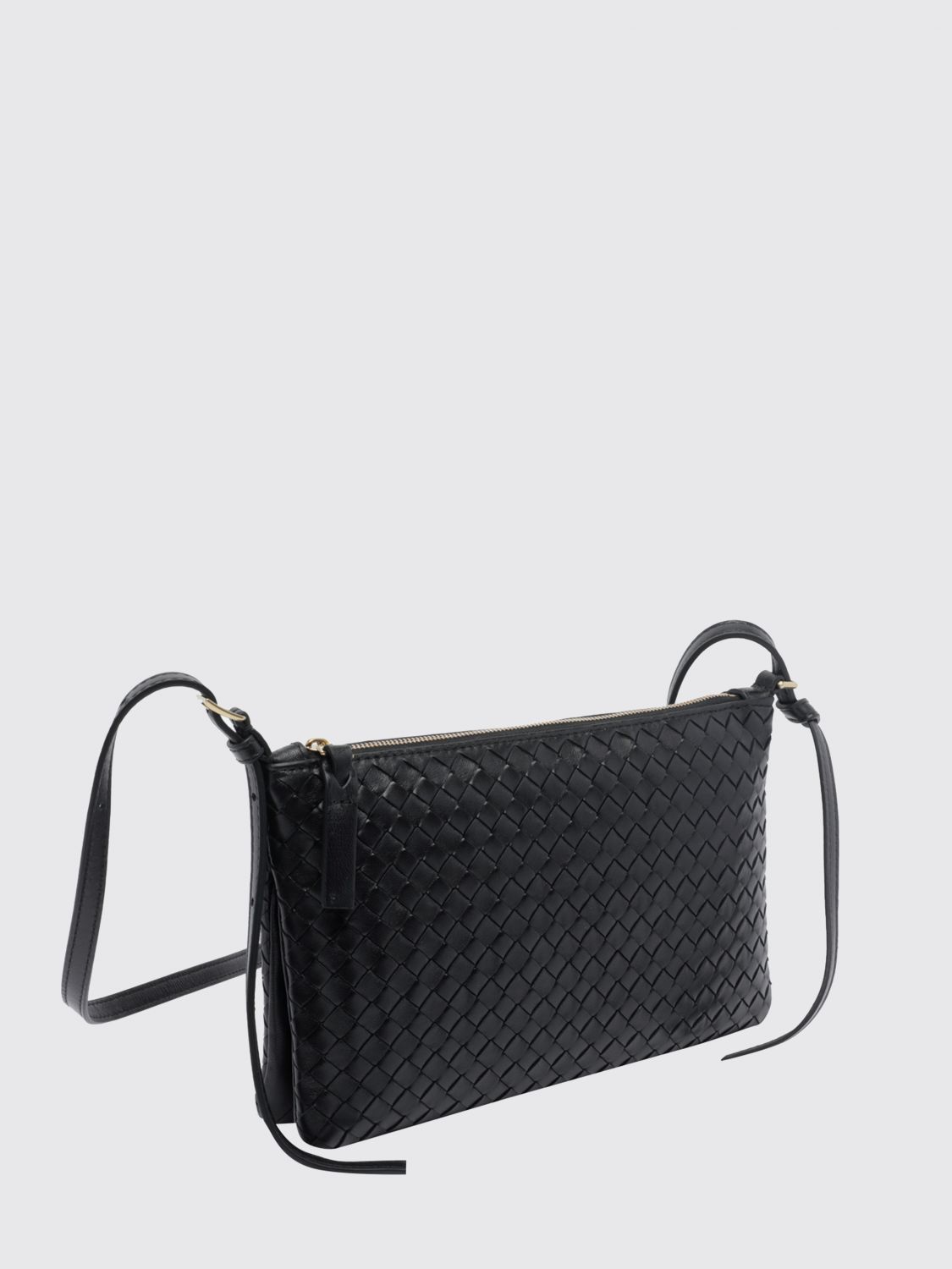 small woven nappa crossbody bag