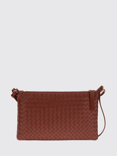 small woven nappa crossbody bag