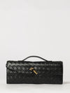 medium andiamo intrecciato lambskin top handle bag