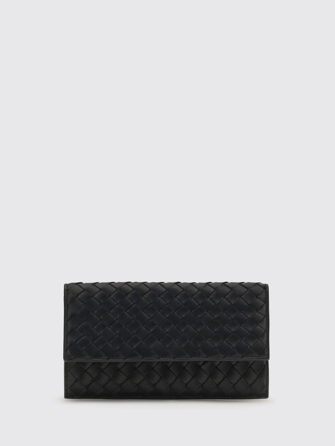 BOTTEGA VENETA OS bifold zipped wallet in intrecciato lambskin leather