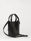 spin mini grained calfskin handbag chloé with ring detail