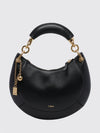 banana smooth calfskin handbag chloé with rigid handle