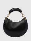 banana smooth calfskin handbag chloé with rigid handle