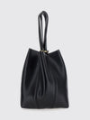 spin grained calfskin tote bag chloé with logo charm