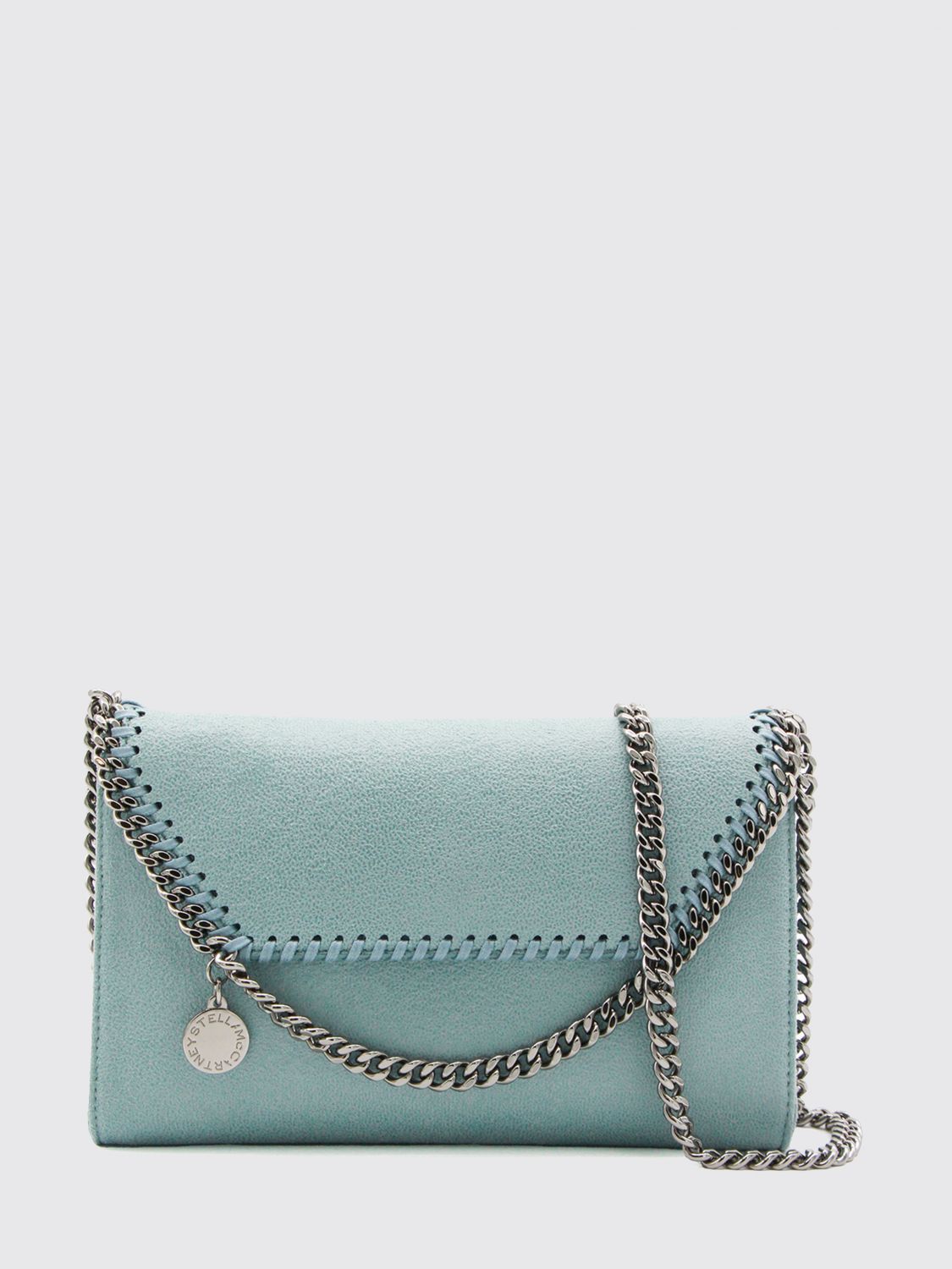 falabella alter mat wallet on chain with chain trim