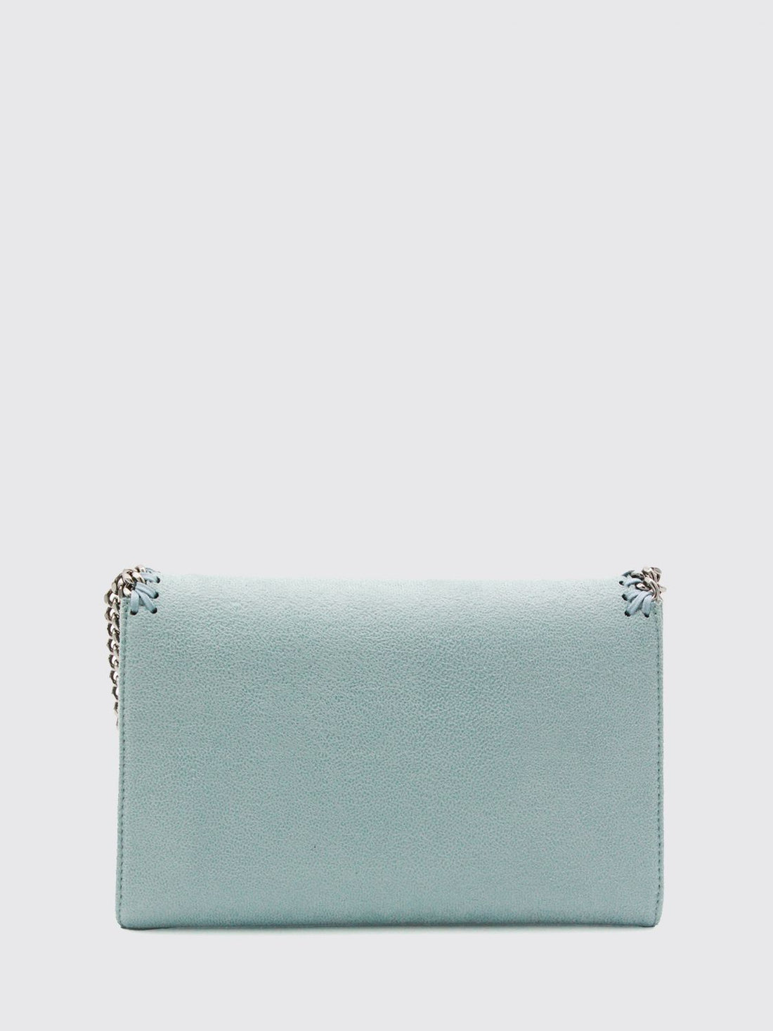 STELLA MCCARTNEY OS falabella alter mat wallet on chain with chain trim