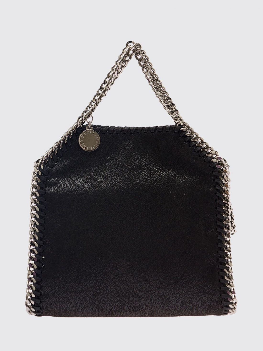 STELLA MCCARTNEY OS falabella alter mat handbag with chain trim