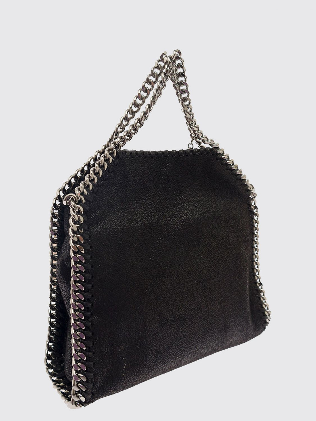 STELLA MCCARTNEY OS falabella alter mat handbag with chain trim