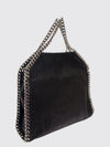 falabella alter mat handbag with chain trim